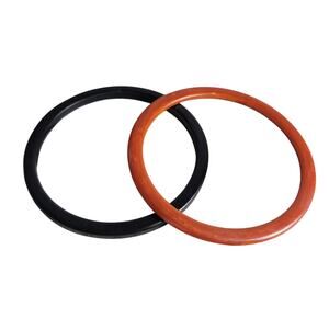 Vintage Bakelite Bangles Bracelets Spacers Stack of 2 Marble Thin Orange Black